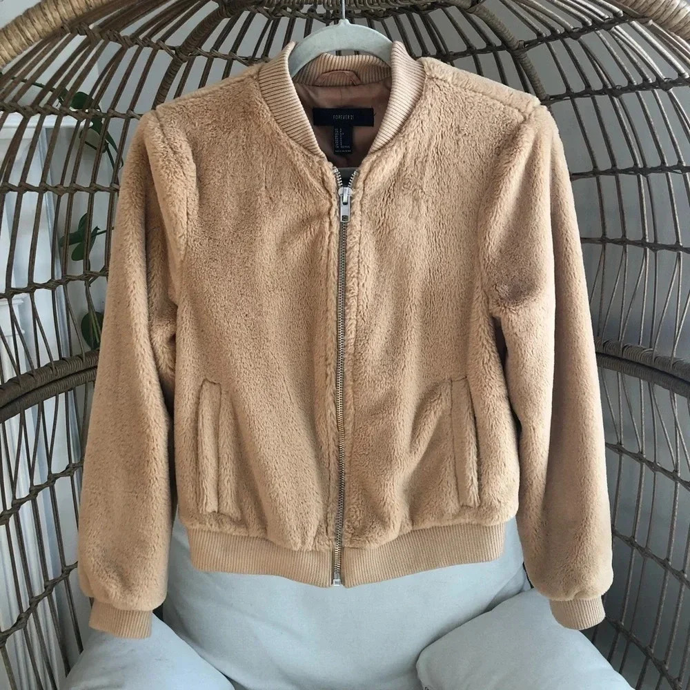 Forever21 teddy bear jacket